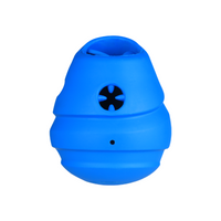 New Designed Two in One Kong Dog Toys Chewing And Squeaky Uncertain in Different Direction Blue Pet Toys