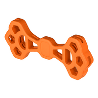 Natural Rubber Tug-of-war Indestructible Dog Bone Shaped From Toothbrush Toys Interactive Dog Toy