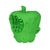 New design OEM/ODM pet toys rubber indestructible dog squeaky molar toys X'Mas apple dog toys